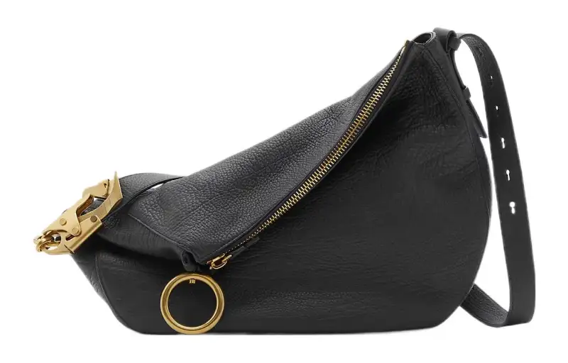 Burberry Calfskin Shoulder Bag, Crossbody Bag Medium Women's Black