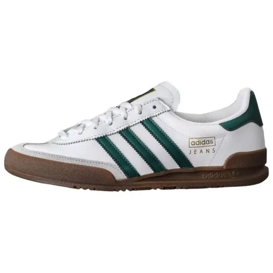Adidas Jeans White Collegiate Green Gum