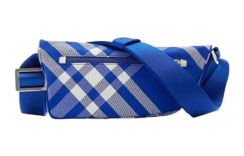 Burberry Shield Crossbody Bag Blue/White