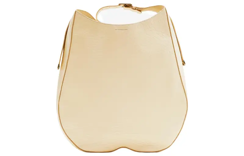Burberry Calfskin Handbag, Shoulder Bag Women's Pearl White