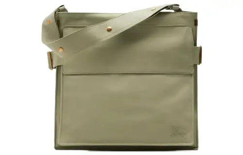 Burberry Polyester Fiber Lambskin Tote Bag, Shopping Bag, Shoulder Bag, Crossbody Bag Men's Orion Beige