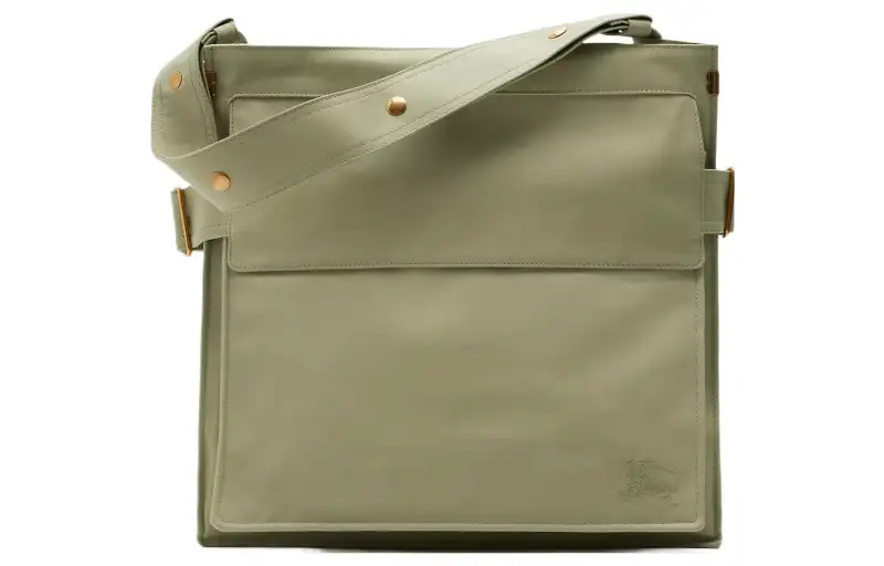 Burberry Polyester Fiber Lambskin Tote Bag, Shopping Bag, Shoulder Bag, Crossbody Bag Men's Orion Beige
