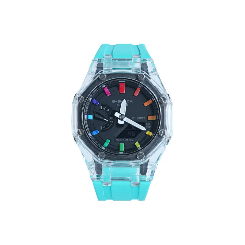 CASIO Men Liquid Crystal/Analog Dual Display Series 48.5mm Black Watch