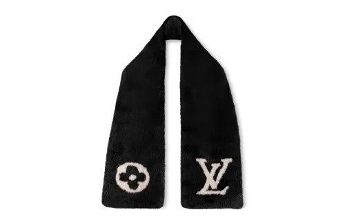 LOUIS VUITTON Lv Cosy Mink Fur Scarf