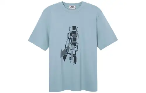 HERMES T Shirt Men's Frost Mist