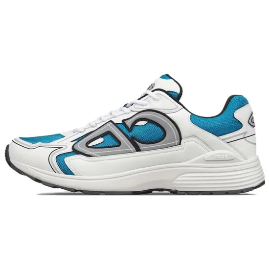 DIOR B30 Blue Mesh White Technical Fabric
