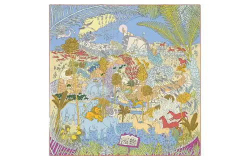HERMES Scarves Unisex Multicolor