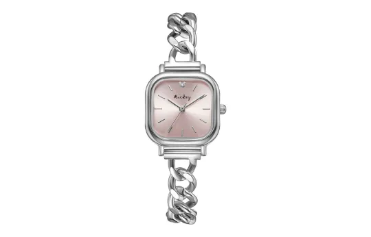 Disney Mickey Mouse Quartz Movement Alloy Strap Watch Women's Watch White Dial