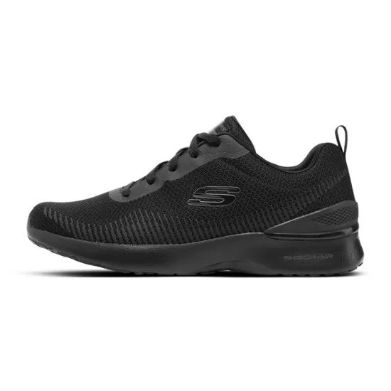 Skechers Skech-Air Dynamight Cushioned Wear-Resistant Breathable Low-Top Casual Shoes Men's All Black