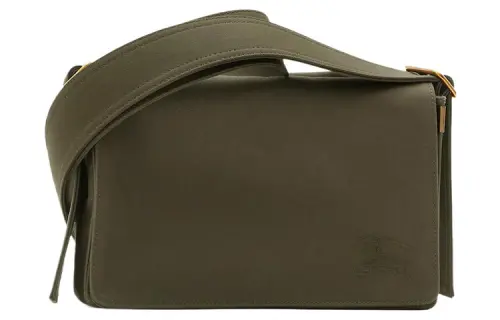 Burberry Polyester With Cotton Quality Shoulder Bag, Crossbody Bag Regular Men's Olive Green