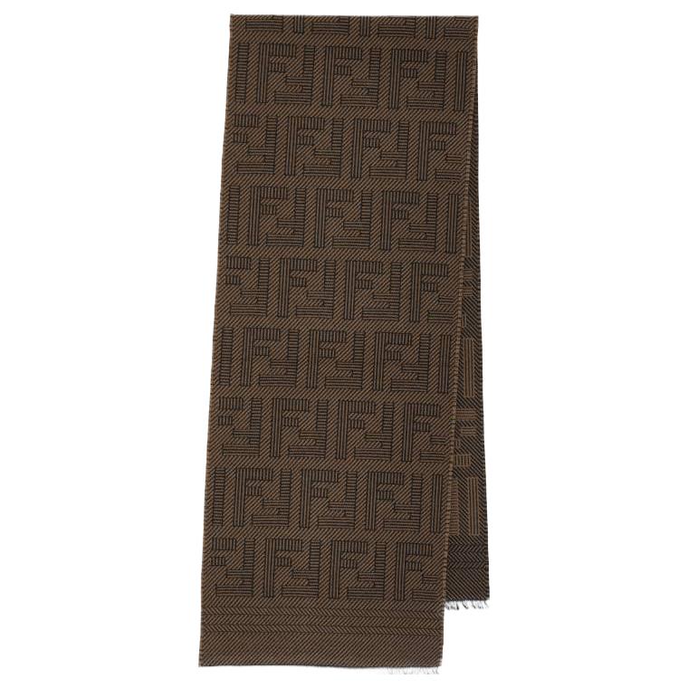 Мужской шарф Fendi FENDI (коричневый)