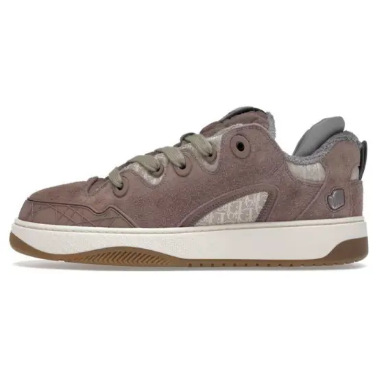 DIOR B9S Skater Erl Lilac Suede And DIOR Oblique Jacquard