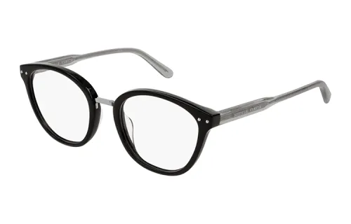 Bottega Veneta Plate And Metal Square Eyeglass Frames Unisex