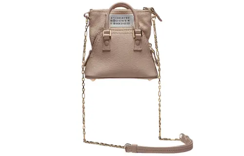 Maison Margiela 5AC Goatskin Shoulder Bag Extra Mini Women's Pink