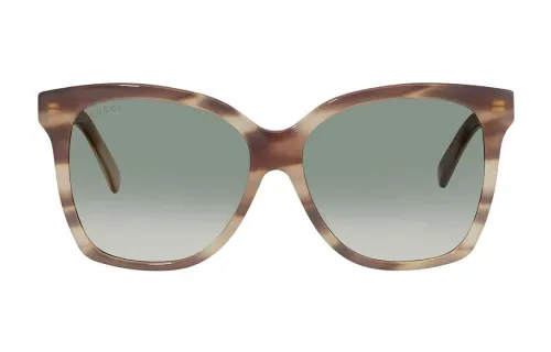 GUCCI Irregular Shape Sunglasses Unisex Tortoiseshell