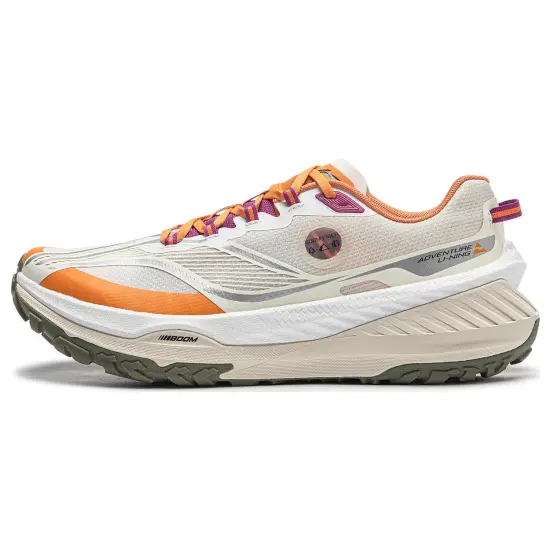 LINING Dilu Running Shoes Women's Low-Top Beige White