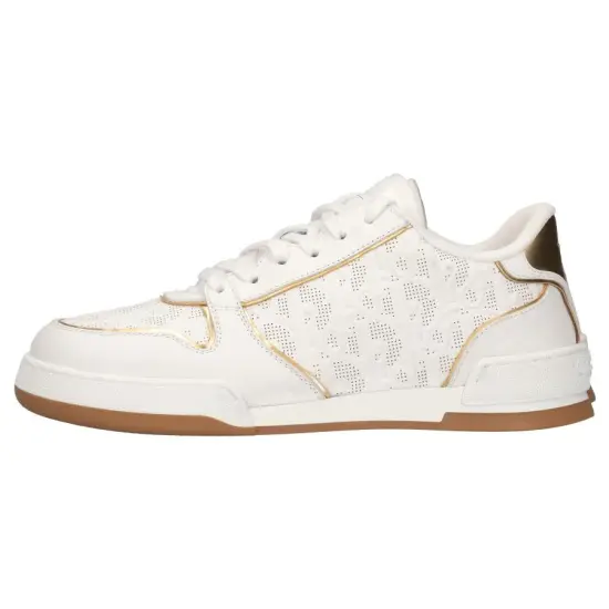 DIOR One Skateboard Shoes Women's Low-Top White Gold