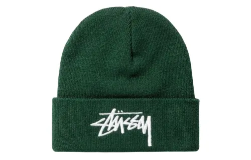 Stussy Beanies Unisex Green