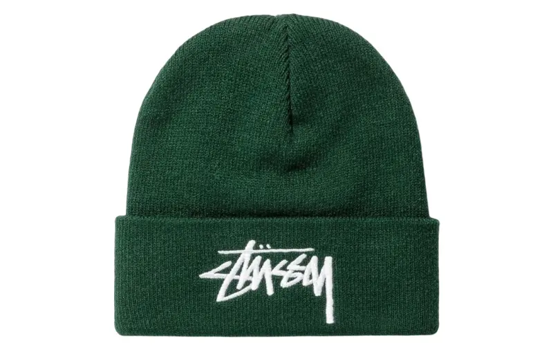 Stussy Beanies Unisex Green