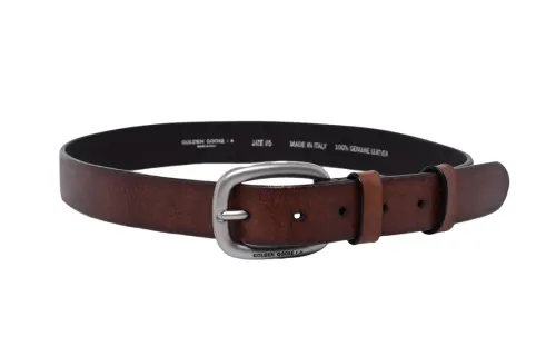 Golden Goose Leather Belts Men's Brown