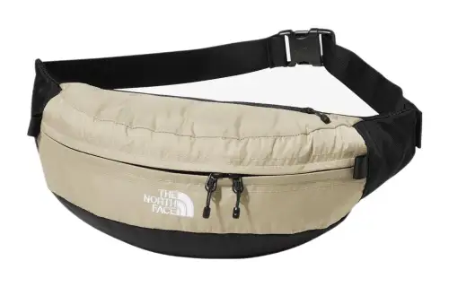 THE NORTH FACE 4L Fanny Pack Outdoor Bag Recycled Nylon Beige Unisex