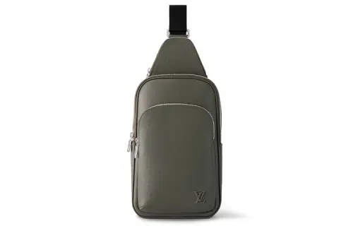LOUIS VUITTON Avenue Cow Leather Sling Bag, Crossbody Bag, Shoulder Bag Regular Men's Jasper