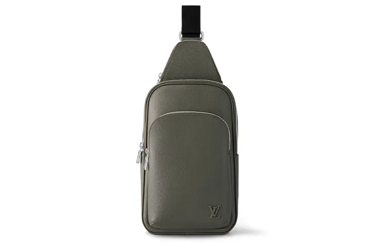 LOUIS VUITTON Avenue Cow Leather Sling Bag, Crossbody Bag, Shoulder Bag Regular Men's Jasper