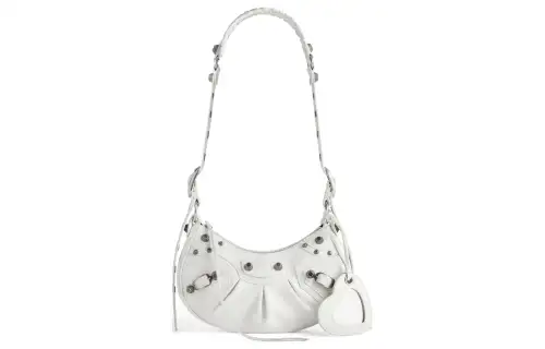 Balenciaga Le Cagole Shoulder Bag Xs White