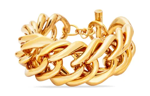 Balenciaga Bracelets Women's Gold
