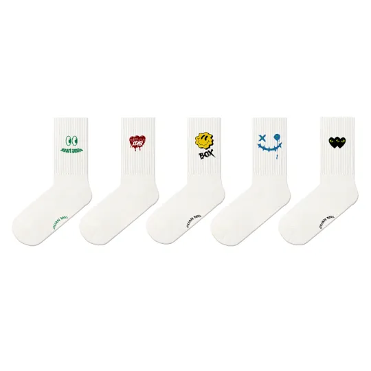 Duanmei Crew Socks Unisex 5 Pack