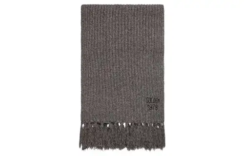 Golden Goose Knitted Fringed Scarf