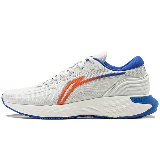 LINING Protection Cloud Running Shoes Men Low-Top Light Stone Gray