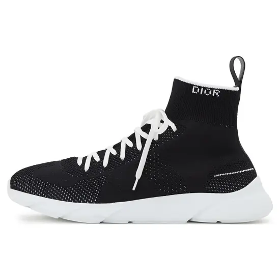 DIOR B21 High Top Casual Shoes Men's Black