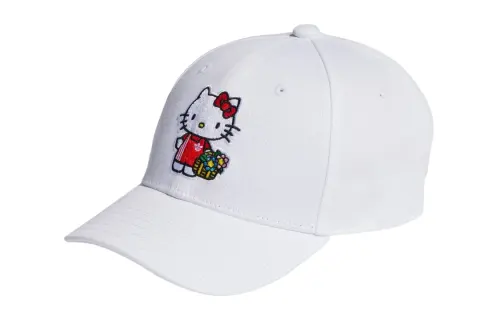 Adidas Originals x Hello Kitty Cotton Baseball Caps Kids' White