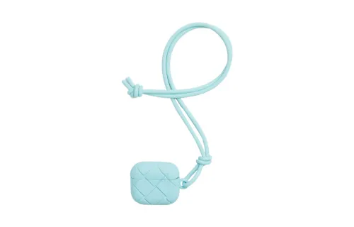Bottega Veneta Silicone Earphone Case Men's Light Blue