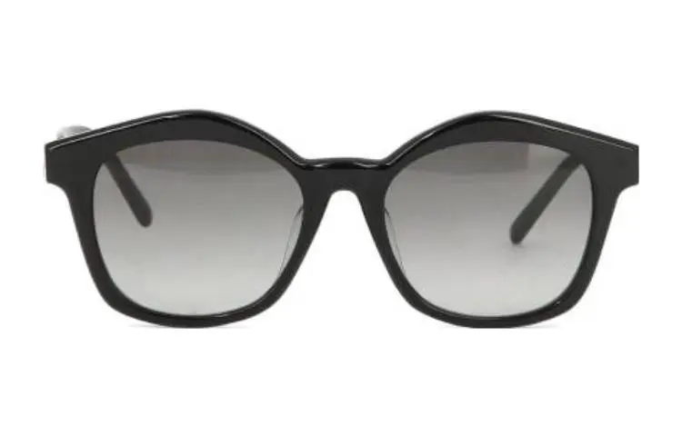 LOEWE Acetate Irregular Shape Sunglasses Women's Black