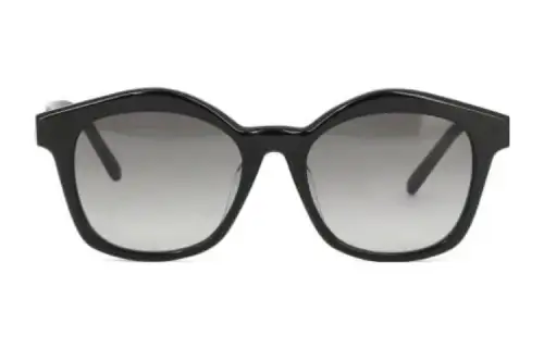 LOEWE Acetate Irregular Shape Sunglasses Women's Black