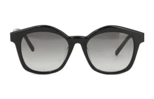 LOEWE Acetate Irregular Shape Sunglasses Women's Black