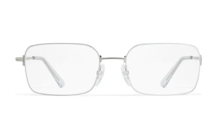 Invisible rectangle-frame sunglasses