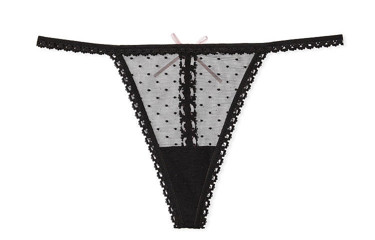 Женские трусы Victoria's Secret (черно-белые)