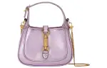 GUCCI Jackie 1961 Leather Crescent Shoulder Bag Shoulder Bag Mini Women's Metallic Pink
