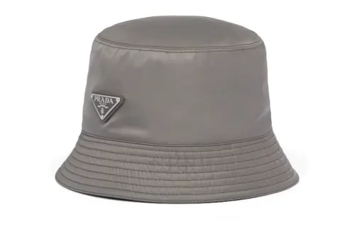 Prada Re-Nylon logo-plaque bucket hat