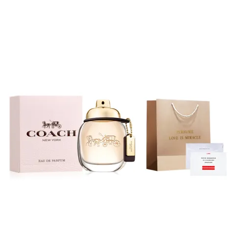COACH New York Women's Perfumes Floral Fruity Oriental Eau De Parfum Raspberry Leaf Turkish Rose 30ml/50ml/90ml