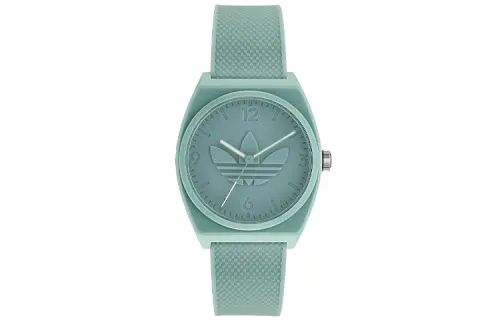 Adidas Originals STREET Wrist Watches Quartz Movement Resin Strap 38mm Green Dial Men's Watches