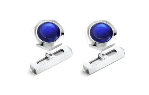 CARTIER 925 Sterling Silver Cufflinks Unisex Silver