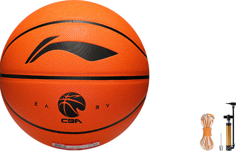Li Ning CBA Collection Pu Basketball Orange Black Size 7 Training Unisex