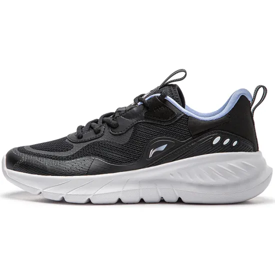 LiNing EasyFit Fle Cushioning, Slip Resistant, And Breathable Low Top Running Shoes Women's Black