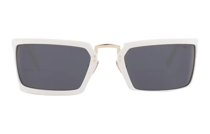 PRADA Eyewear Logo engraved Square frame Sunglasses