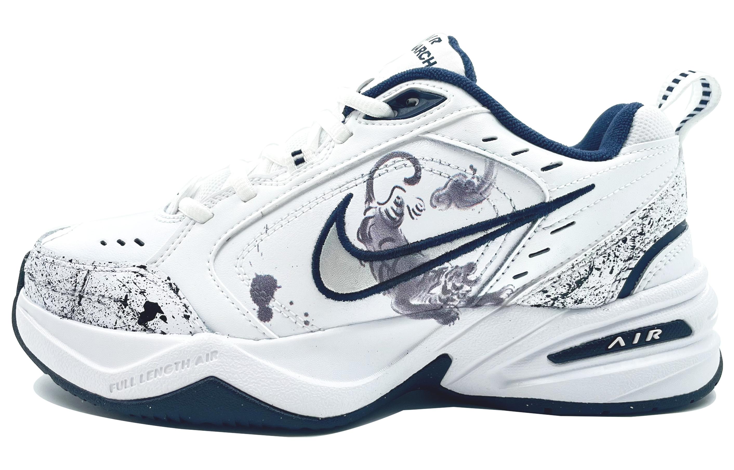 Nike Air Monarch 4 White Navy