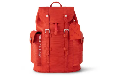 LOUIS VUITTON Christopher Mm Vermillion Red